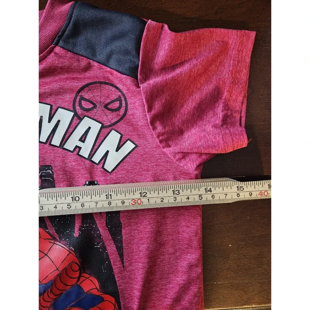 Marvel Spider-Man Kids T-Shirt Size 4 Red Graphic‎ Tee 